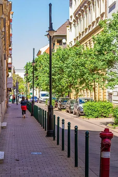 Roomy Apartment 80Sqm At City Center Free Parking Space, Ac & Balcony, Separate Ac In All Four Rooms Budapest